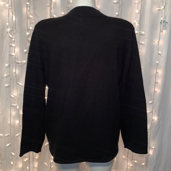 DRESS BARN ⭐️ Embroidered Zippered Cardigan - Picture 6 of 8